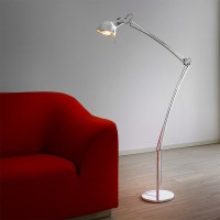 Lumina Naomi LED Floor Lamp with Movable Arms Aluminum By