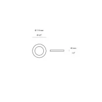 Faro Argòn-R Round Single Adjustable Recessed Ceiling Spotlight