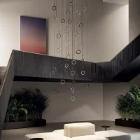 Lodes IVY I Dimmable LED Ring Suspension Lamp By Vittorio