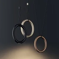 Lodes IVY I Dimmable LED Ring Suspension Lamp By Vittorio