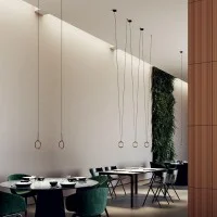 Lodes IVY I Dimmable LED Ring Suspension Lamp By Vittorio