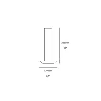 Oluce Cand-Led Lampada a Batteria Ricaricabile da Tavolo By