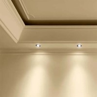 Beneito Faure Aro Luk Anello Tondo da Incasso per Lampadine GU10