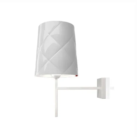 Kundalini New York Applique Lampada da Parete LED E27 Abat Jour