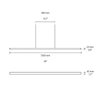 Flos Super Line Down Lampada LED da Sospensione a Luce Diretta