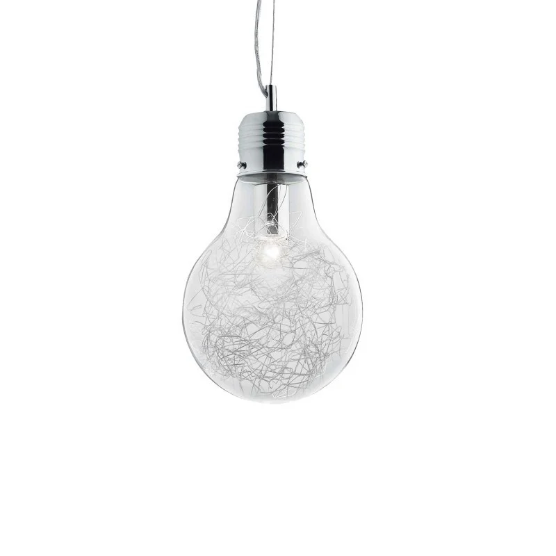 Ideal Lux Luce Max SP1 Lampada A Sospensione In Vetro E Ideal Lux Luce Max SP1 Lampada A Sospensione In Vetro E