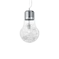 Ideal Lux Luce Max SP1 Lampada A Sospensione In Vetro E Ideal Lux Luce Max SP1 Lampada A Sospensione In Vetro E