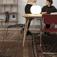 Kundalini Kushi Lampada da Tavolo in vetro soffiato opale