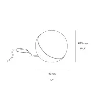 Louis Poulsen VL Studio 150 Table/Floor Sphere Lamp for Indoor