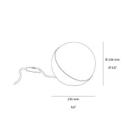 Louis Poulsen VL Studio Dimmable Table/Floor Sphere Lamp for