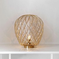Fontana Arte Pinecone Grande Lampada Da Tavolo Dimmerabile in