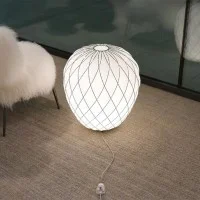 Fontana Arte Pinecone Large Dimmable Glass Table Lamp By Paola