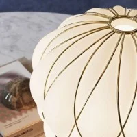 Fontana Arte Pinecone Large Dimmable Glass Table Lamp By Paola