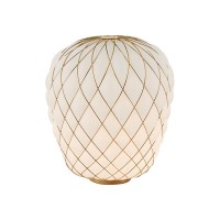 Fontana Arte Pinecone Grande Lampada Da Tavolo Dimmerabile in