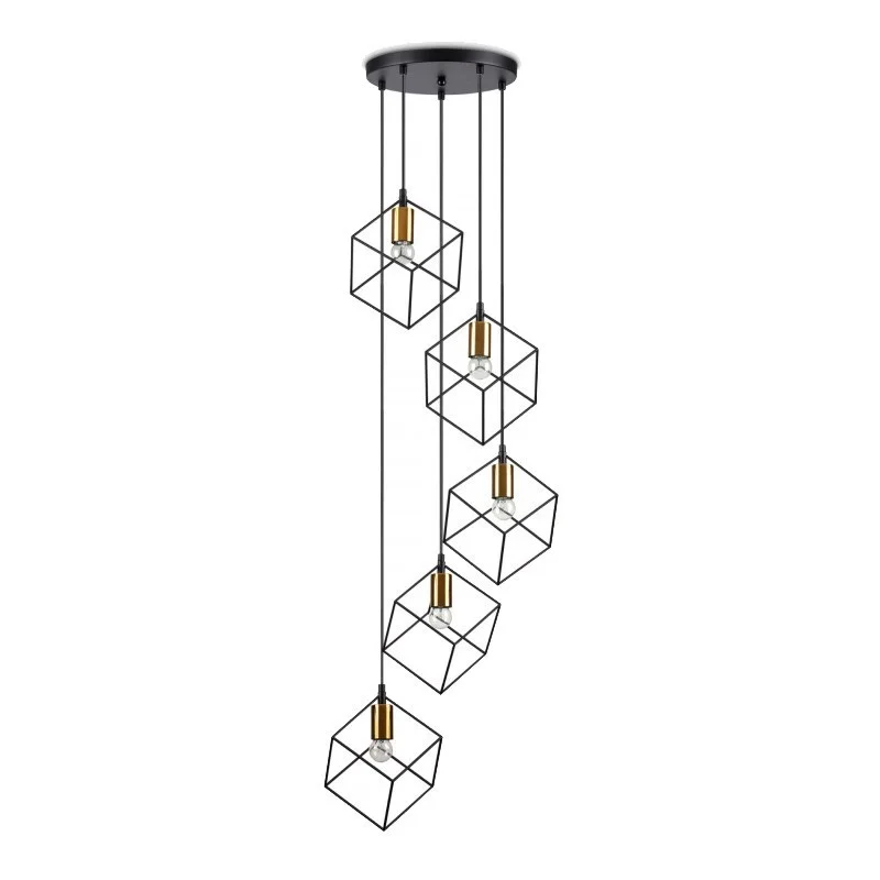 Ideal Lux Ice SP5 Suspension Lamp 5 Lights for Indoor in Modern Ideal Lux Ice SP5 Suspension Lamp 5 Lights for Indoor in Modern