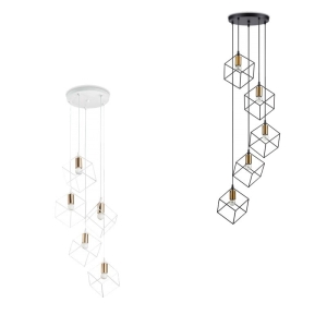 Ideal Lux Ice SP5 Suspension Lamp 5 Lights for Indoor in Modern
