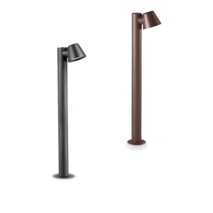Ideal Lux Gas PT1 Outdoor Floor Lamp Bollard in Modern Style