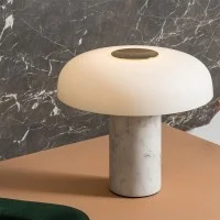 Fontana Arte Tropico Medium Dimmable LED Table Lamp in Marble Fontana Arte Tropico Medium Dimmable LED Table Lamp in Marble