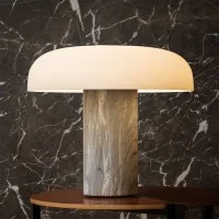 Fontana Arte Tropico Media Lampada LED Dimmerabile Da Tavolo in