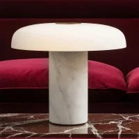Fontana Arte Tropico Large Dimmable LED Table Lamp in Marble By