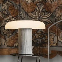 Fontana Arte Tropico Large Dimmable LED Table Lamp in Marble By