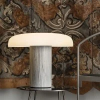 Fontana Arte Tropico Large Dimmable LED Table Lamp in Marble By