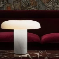 Fontana Arte Tropico Large Dimmable LED Table Lamp in Marble By
