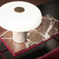 Fontana Arte Tropico Large Dimmable LED Table Lamp in Marble By
