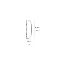 Fontana Arte Tropico Medium Wall/Ceiling LED Dimmable Lamp By