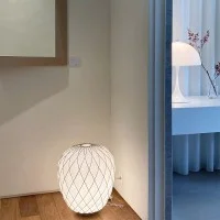 Fontana Arte Pinecone Large Dimmable Glass Table Lamp By Paola
