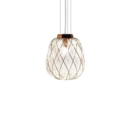 Fontana Arte Pinecone Medium Dimmable Suspension Lamp in Glass