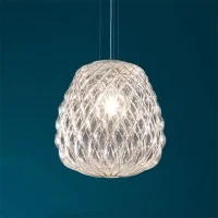 Fontana Arte Pinecone Large Dimmable Suspension Lamp in Glass