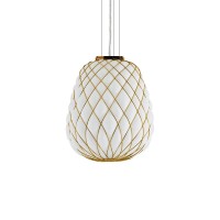 Fontana Arte Pinecone Large Dimmable Suspension Lamp in Glass