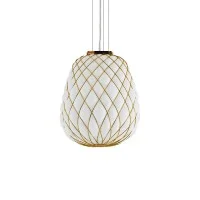 Fontana Arte Pinecone Large Dimmable Suspension Lamp in Glass