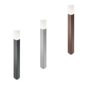 Ideal Lux Pulsar PT1 Triangular Bollard for Ground Outdoor in