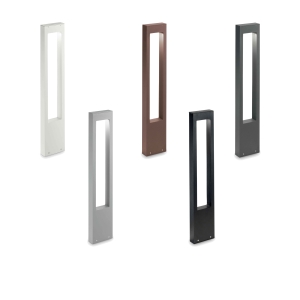 Ideal Lux Vega PT1 Outdoor Ground Bollard with Diffused Light