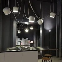 Flos AIM x 5 Punti Luce LED Lampada Sospensione Soffitto