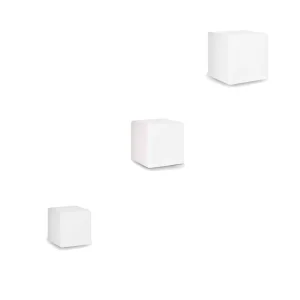 Ideal Lux Luna PT1 Cubic Floor Lamp for Outdoor Minimal Design