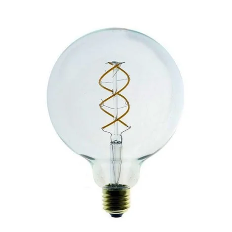 Lampadina LED Curved Vintage Globo D.125 Spyral E27 5W 2200K
