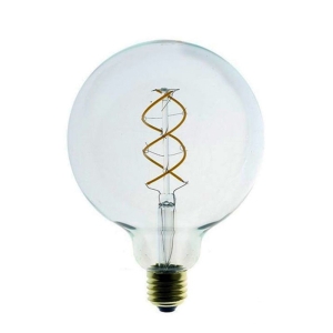 Lampadina LED Curved Vintage Globo D.125 Spyral E27 5W 2200K