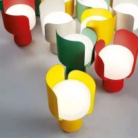 Fontana Arte BLOM Lampada Rotabile Da Tavolo per Interno By