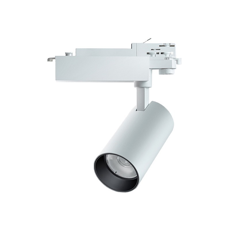 Faretto da Binario Trifase 40W LED Alta Luminosità Orientabile Faretto da Binario Trifase 40W LED Alta Luminosità Orientabile