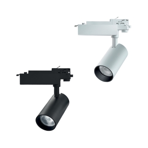 Faretto da Binario Trifase 40W LED Alta Luminosità Orientabile