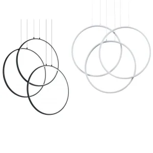 Ideal Lux Frame SP Circle LED Suspension Ring Lamp for Indoor