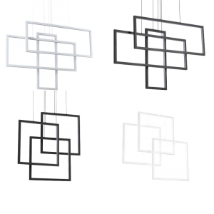 Ideal Lux Frame SP LED Suspension Lamp for Indoor with Indirect