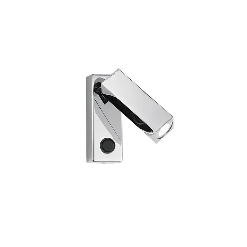 Isyluce Zenit Adjustable LED Wall Lamp in Chromed Metal for Isyluce Zenit Adjustable LED Wall Lamp in Chromed Metal for