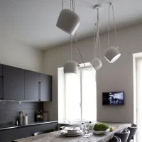 Flos AIM x 4 Punti Luce LED Lampada Sospensione Soffitto