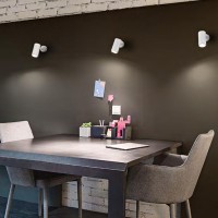 Isyluce Faretto Cilindrico GU10 Orientabile da Parete/Soffitto