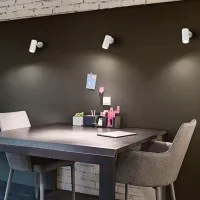 Isyluce Faretto Cilindrico GU10 Orientabile da Parete/Soffitto