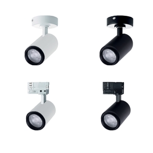 Faretto Orientabile da Binario Trifase o Soffitto 8W LED 24°